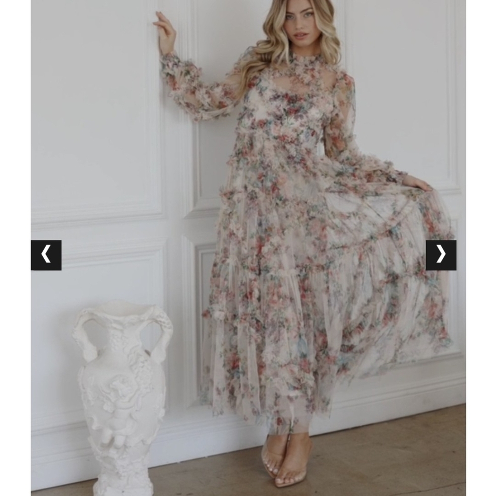 NWT Untamed Petals Dreamer Maxi Dress, Size M